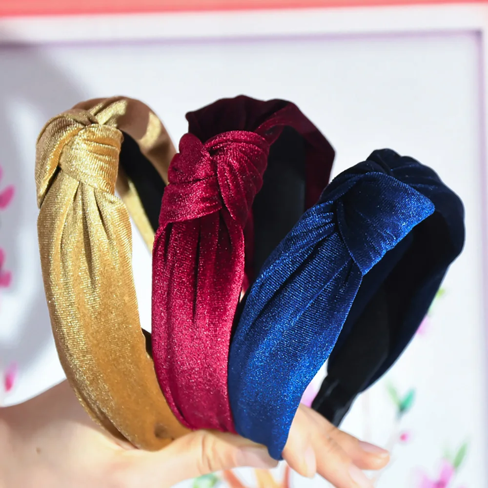 Velvet Bow Knotted Headbands For Female Women Fashion Hairband Girls Hair Accessories Bohemia Hair Hoop Vintage Headwear XL046
Velvet Bow Knotted Headbands For Female Women Fashion Hairband Girls Hair Accessories Bohemia Hair Hoop Vintage Headwear XL046