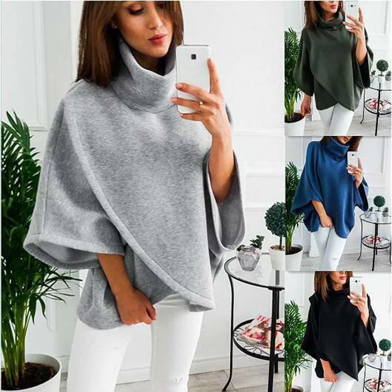 Women Loose Batwing Wool Poncho Winter Warm Coat Jacket Cloak Cape Parka Outwear
Women Loose Batwing Wool Poncho Winter Warm Coat Jacket Cloak Cape Parka Outwear