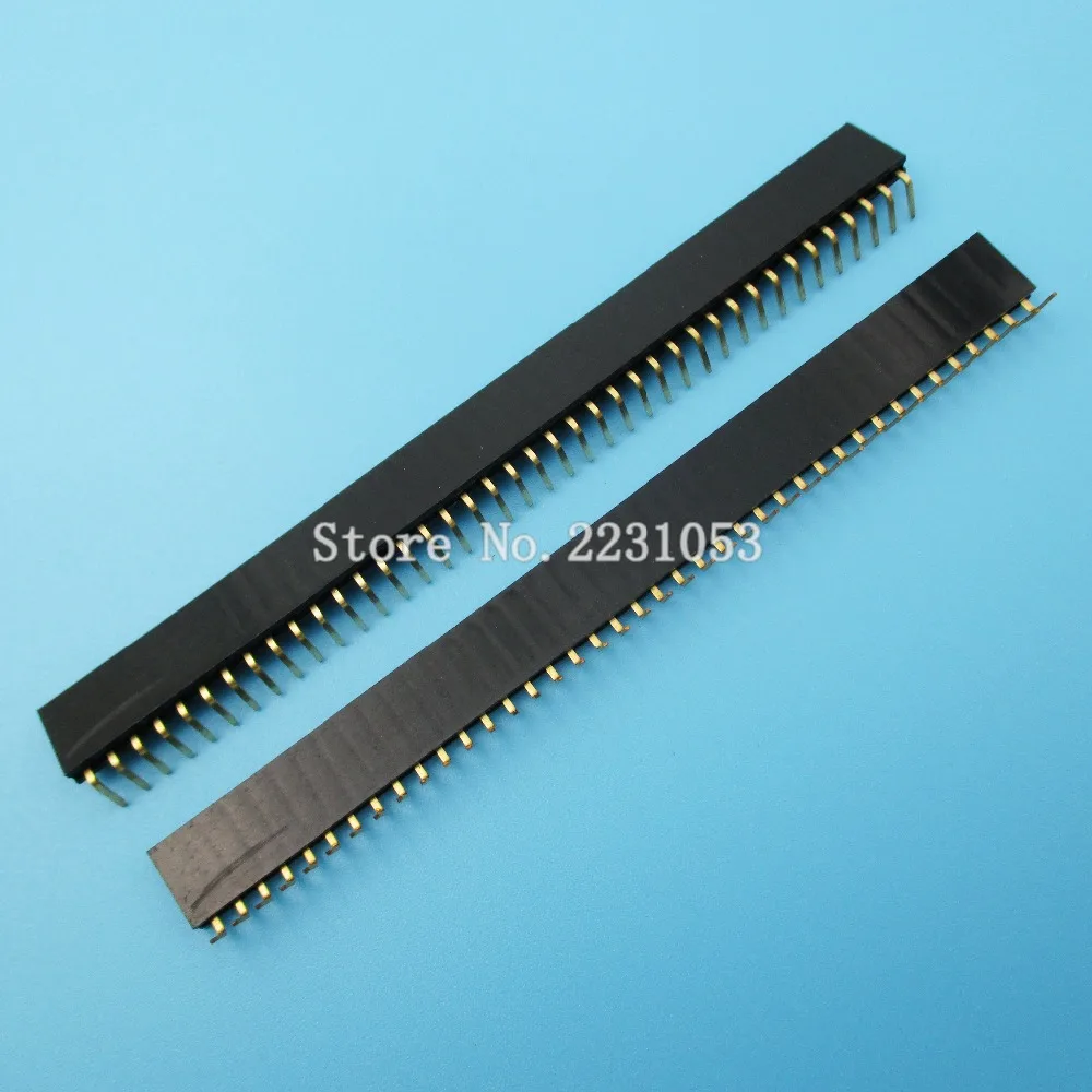 10PCS/Lot 40 Pin 1x40 Corner Single Row Female 2.54mm Breakable Pin Header Connector Strip
10PCS/Lot 40 Pin 1x40 Corner Single Row Female 2.54mm Breakable Pin Header Connector Strip
