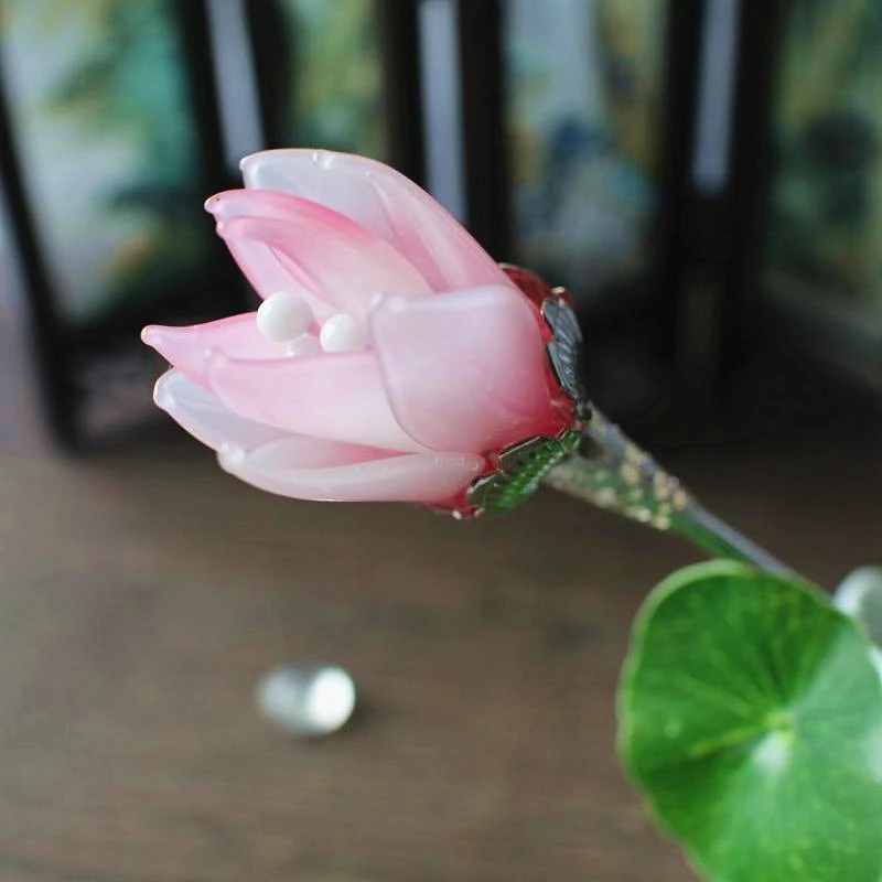 Magnolia Flower Hair Stick Glazed Glass Copper Flowers Hair Pin Vintage Chinese Hair Fork Handmade Jewelry Accessories WIGO1106
Magnolia Flower Hair Stick Glazed Glass Copper Flowers Hair Pin Vintage Chinese Hair Fork Handmade Jewelry Accessories WIGO1106