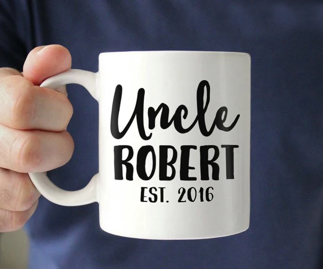 White Ceramics Coffee Mug,Funny Milk Cup,Unquie Personalized Name & Date,Christmas Birthday Gift For Aunt Uncle ,Wedding Gift
White Ceramics Coffee Mug,Funny Milk Cup,Unquie Personalized Name & Date,Christmas Birthday Gift For Aunt Uncle ,Wedding Gift