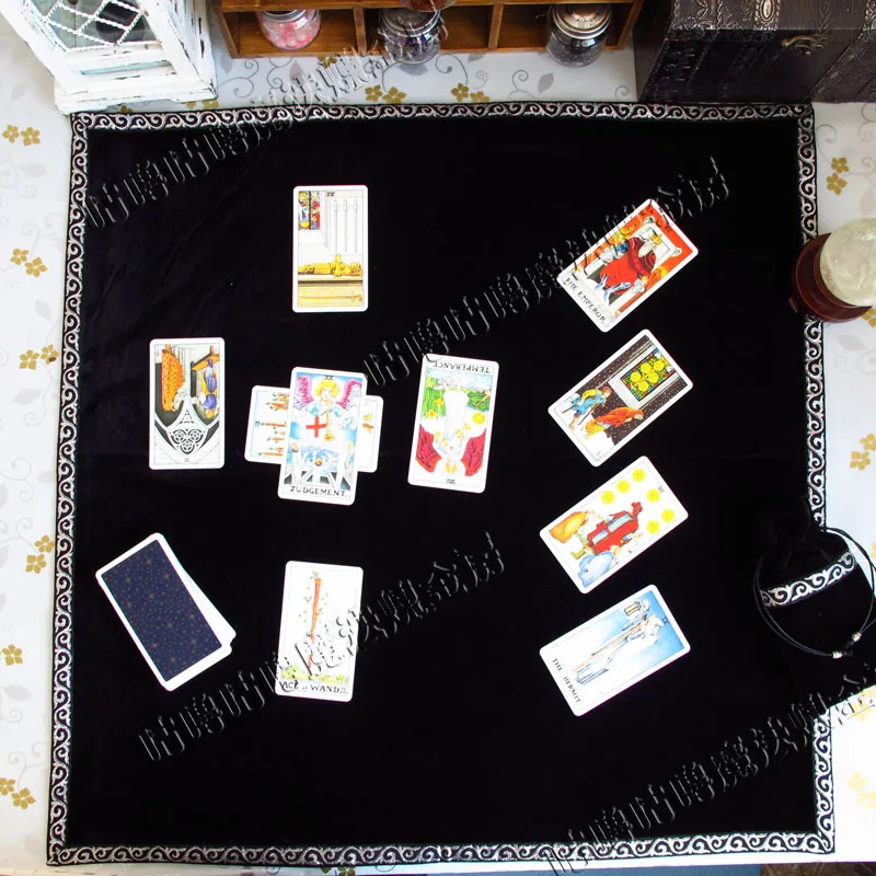 Алтарь Таро стол Готическая скатерть гадания карты квадратный гобелены wicca |