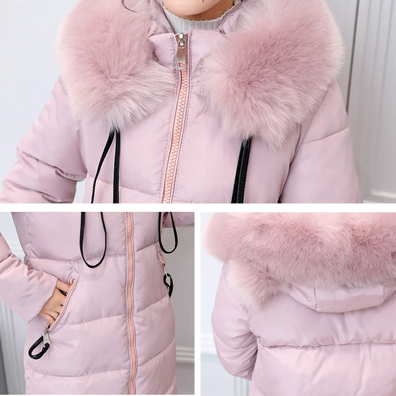 Nice Women Winter Warm Long Coat Female Big Fur Collar Plus Size 4XL Jacekt Ladies Thicken Overcoat Parka Jaqueta Feminina
Nice Women Winter Warm Long Coat Female Big Fur Collar Plus Size 4XL Jacekt Ladies Thicken Overcoat Parka Jaqueta Feminina