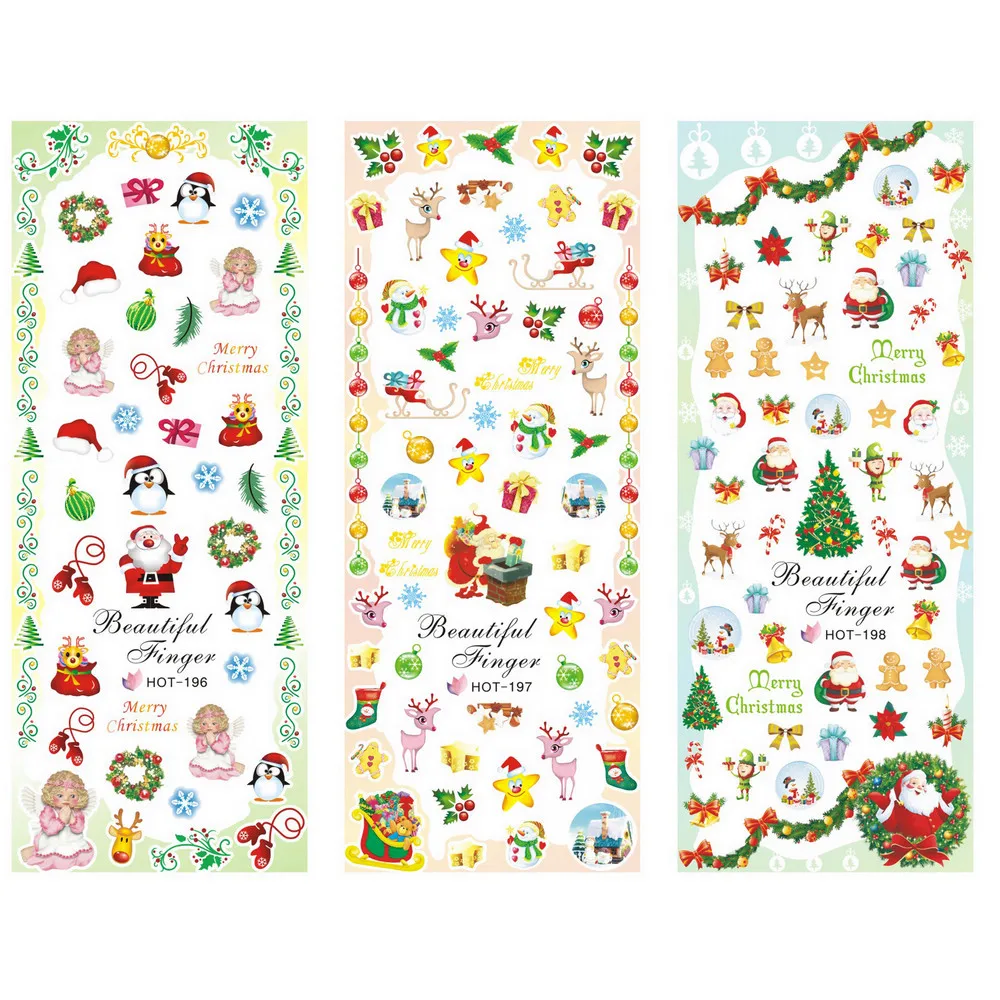 3 PACKS / LOT MOSAIC XMAS CHRISTMAS SANTA CLAUSE DEER NAIL TATTOOS STICKER WATER TRANSFER DECAL NAIL ART HOT196-198
3 PACKS / LOT MOSAIC XMAS CHRISTMAS SANTA CLAUSE DEER NAIL TATTOOS STICKER WATER TRANSFER DECAL NAIL ART HOT196-198