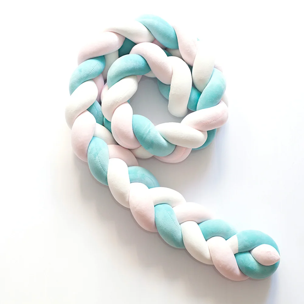 1.5M/2M Newborn Baby Bed Bumpers 2 Colors Knotted Braid Infant Crib Bed Room Wall Decor Baby Bumpers Winter Warm Photo Props
1.5M/2M Newborn Baby Bed Bumpers 2 Colors Knotted Braid Infant Crib Bed Room Wall Decor Baby Bumpers Winter Warm Photo Props
