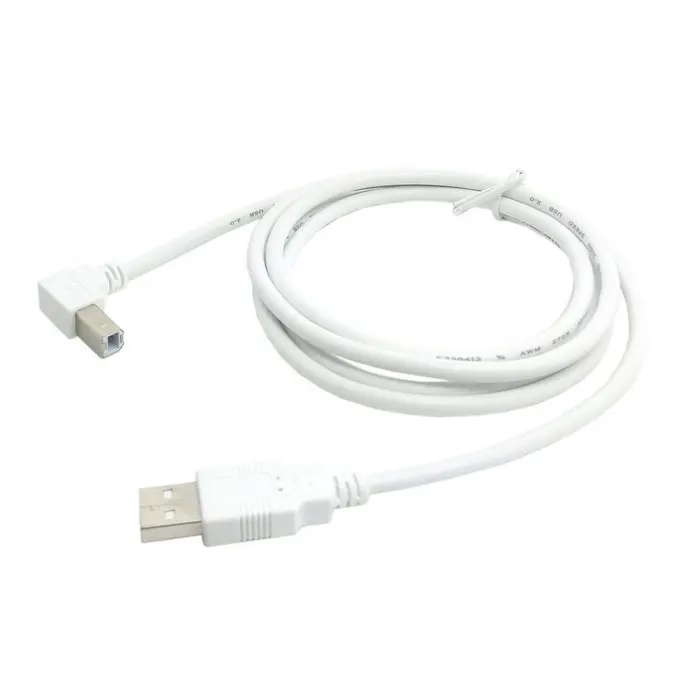 100pcs White USB 2.0 A Male to B Male Down angled 90 degree Printer scanner HDD cable 1.5m 150cm ,Free Shipping by FedEx
100pcs White USB 2.0 A Male to B Male Down angled 90 degree Printer scanner HDD cable 1.5m 150cm ,Free Shipping by FedEx