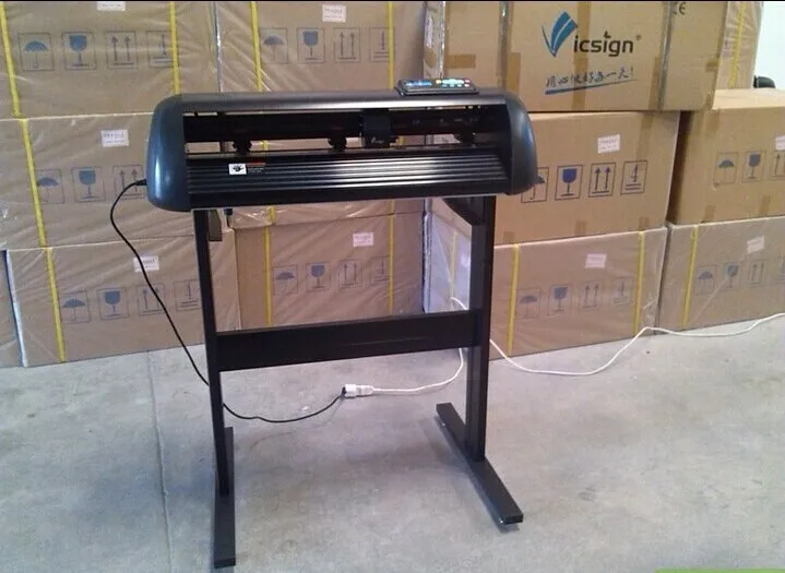 Vicsign 24 "HWF630 сегментный режущий плоттер Автоматический контурный со стальными