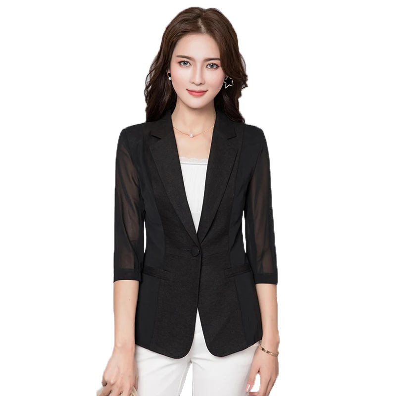 Ms. Summer Suit 2018 New Female Professional Small Suits Jacket Thin Short Korean Slim Sleeve Mesh Comfortable Fashion Hot ZTT35
Ms. Summer Suit 2018 New Female Professional Small Suits Jacket Thin Short Korean Slim Sleeve Mesh Comfortable Fashion Hot ZTT35