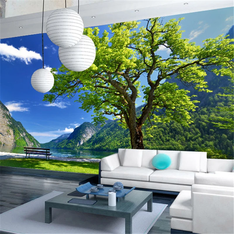 beibehang Personalized custom wallpaper wood seamless large wall painting TV background landscape painting decorative eye Hote
beibehang Personalized custom wallpaper wood seamless large wall painting TV background landscape painting decorative eye Hote