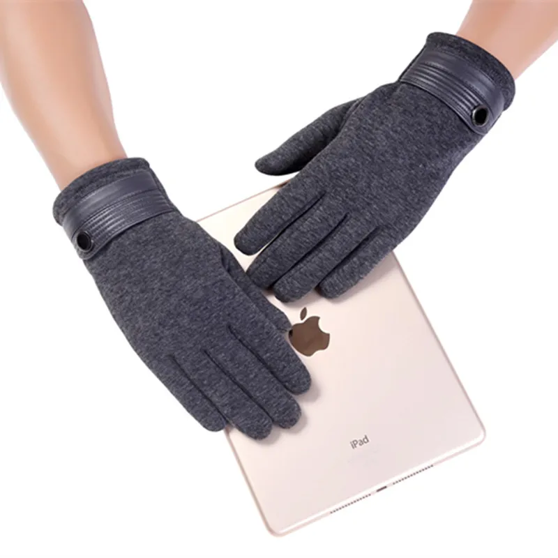 Autumn Winter Warm Men Business Gloves Smart Two Finger Touch Screen Mittens Full Finger Combed Cotton Glove 10 pair
Autumn Winter Warm Men Business Gloves Smart Two Finger Touch Screen Mittens Full Finger Combed Cotton Glove 10 pair