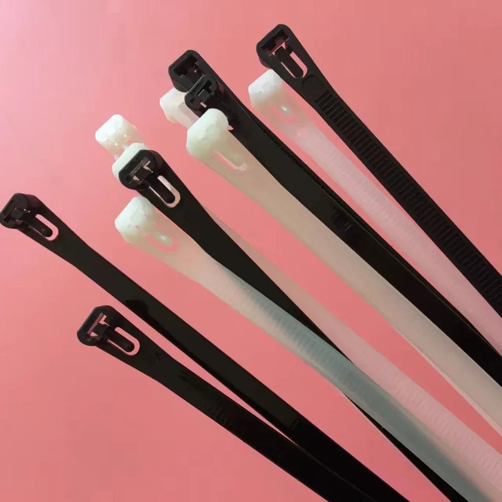 100pcs 8x400 8*400 width 7.6mm White BLack colou rmay loose nylon cable ties slipknot tie Releasing number reusable packaging
100pcs 8x400 8*400 width 7.6mm White BLack colou rmay loose nylon cable ties slipknot tie Releasing number reusable packaging