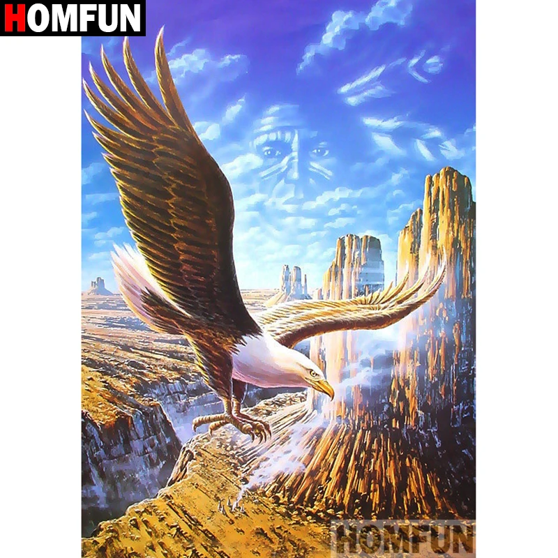 Алмазная живопись HOMFUN A07023, полноразмерная/круглая вышивка «Орлан», для творчества, домашний декор
Алмазная живопись HOMFUN A07023, полноразмерная/круглая вышивка «Орлан», для творчества, домашний декор