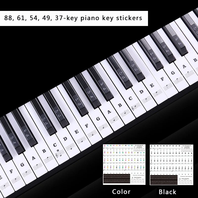 Useful 49/61 Key Electronic Keyboard Piano Sticker Transparent 88 Key Piano Keyboard Sticker Piano Stave Note Sticker
Useful 49/61 Key Electronic Keyboard Piano Sticker Transparent 88 Key Piano Keyboard Sticker Piano Stave Note Sticker