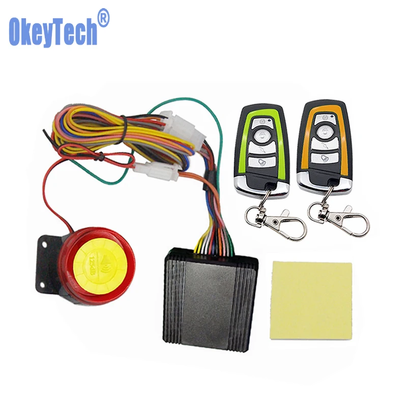 OkeyTech Keyless Entry Tricycle Motorcycle Alarm System 2 Remote Control Key 150M Universal Waterproof Anti-theft Security Alarm
OkeyTech Keyless Entry Tricycle Motorcycle Alarm System 2 Remote Control Key 150M Universal Waterproof Anti-theft Security Alarm