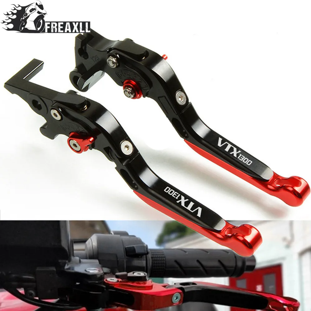 CNC Aluminum Motorcycle Handlebar Brake Clutch Levers Adjustable Folding Extendable For Honda VTX1300 VTX 1300 2003-2007 2008
CNC Aluminum Motorcycle Handlebar Brake Clutch Levers Adjustable Folding Extendable For Honda VTX1300 VTX 1300 2003-2007 2008