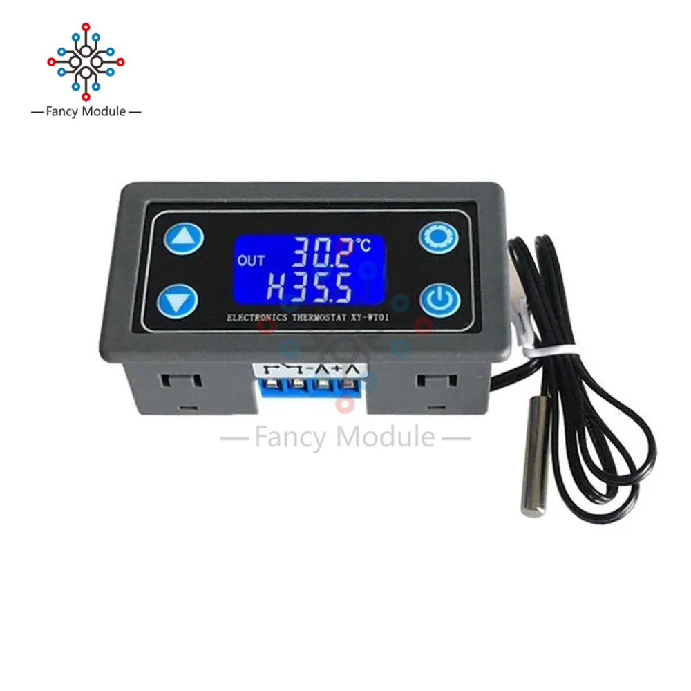DC 6 -30V 10 A Thermostat Thermal Regulator Thermocouple NTC Temperature Sensor Relay Digital LCD Display Temperature Controller
DC 6 -30V 10 A Thermostat Thermal Regulator Thermocouple NTC Temperature Sensor Relay Digital LCD Display Temperature Controller