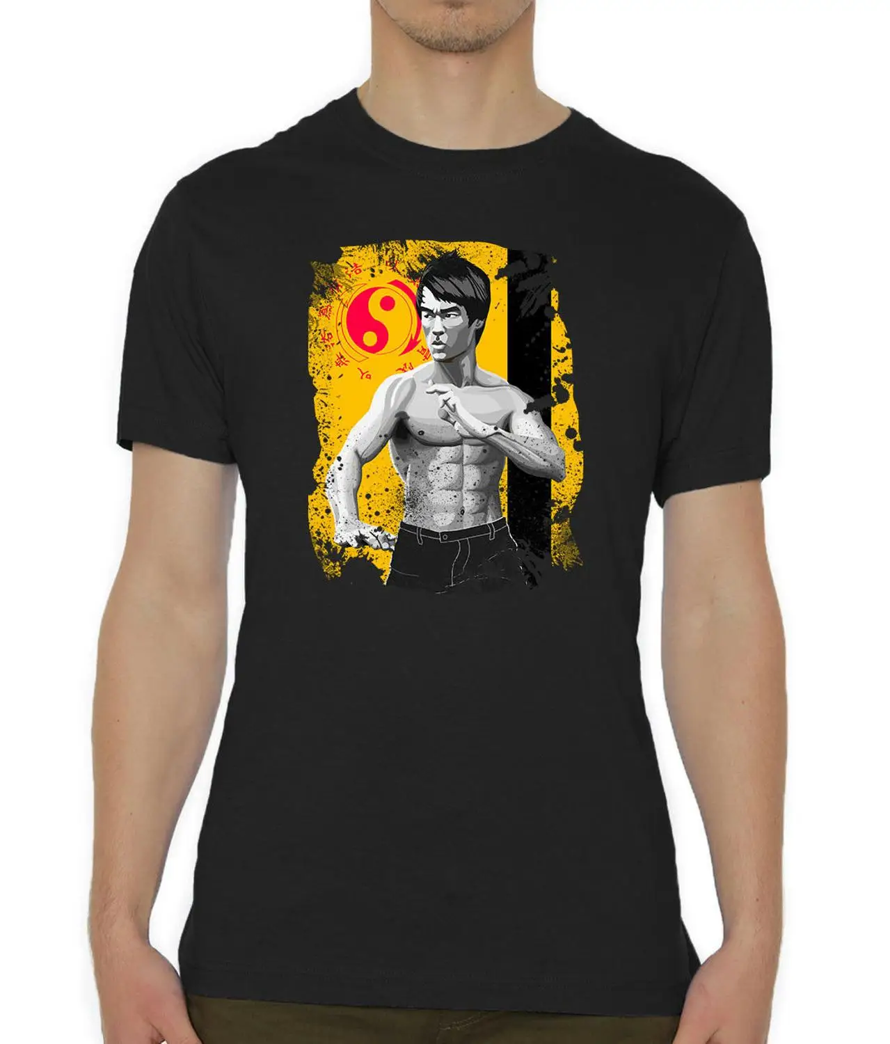 Bruce Lee Kung Fu Art Printed Men'S T-Shirt 2019 Summer Men High Quality Tees Nerd T Shirts
Bruce Lee Kung Fu Art Printed Men'S T-Shirt 2019 Summer Men High Quality Tees Nerd T Shirts