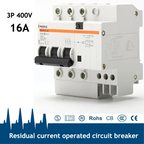 CE certificated 3P+N 16A low voltage mini circuit Breaker residual operating current breaker
CE certificated 3P+N 16A low voltage mini circuit Breaker residual operating current breaker