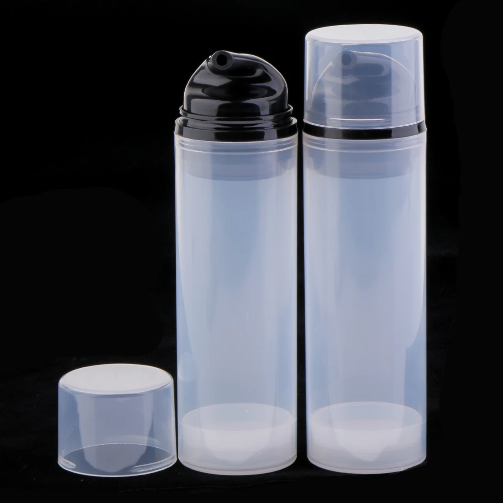 Pack of 2Pcs Empty Clear Plastic Foundation Lotions Pump Bottles Cosmetic Containers - 120ml
Pack of 2Pcs Empty Clear Plastic Foundation Lotions Pump Bottles Cosmetic Containers - 120ml
