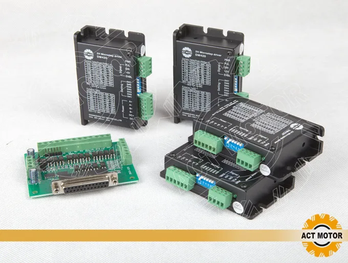 Хорошая продажа! ACT 4-осевой Драйвер шагового двигателя DM420 36V 1.7A 128Micro + Breakout Board & Cabler Для Nema11 16 17 шагового двигателя
Хорошая продажа! ACT 4-осевой Драйвер шагового двигателя DM420 36V 1.7A 128Micro + Breakout Board & Cabler Для Nema11 16 17 шагового двигателя