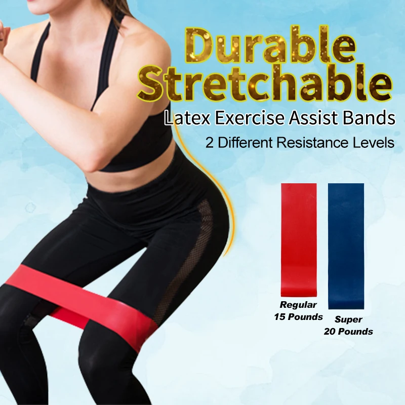 4 Pieces Resistance Loop Exercise Bands Fitness Equipment Natural Latex Pulling Ring Sports Yoga Gym Strength Training Athletic
4 Pieces Resistance Loop Exercise Bands Fitness Equipment Natural Latex Pulling Ring Sports Yoga Gym Strength Training Athletic