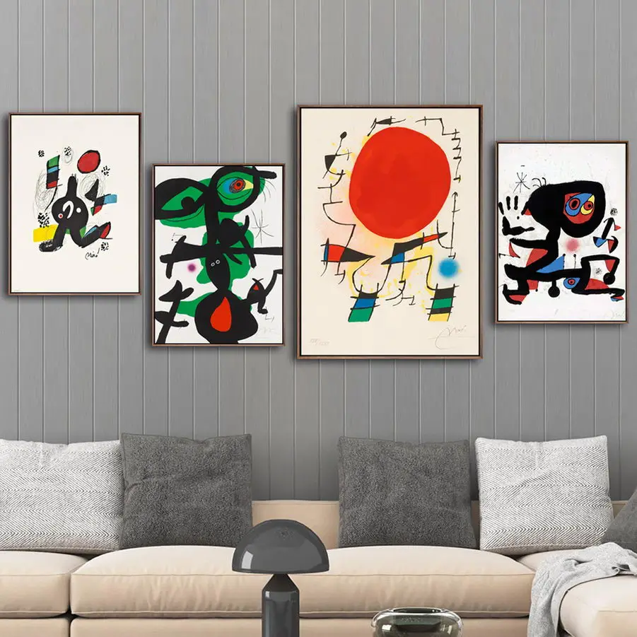 Canvas Painting Prints Home Decor Wall Art Modular Spanish Joan Miro Pictures Watercolor Nordic Modern Poster For Children Room
Canvas Painting Prints Home Decor Wall Art Modular Spanish Joan Miro Pictures Watercolor Nordic Modern Poster For Children Room