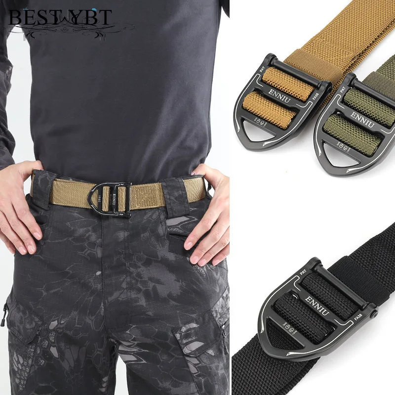 Best YBT Men belt New fashion black Alloy ring buckle Nylon belt Military fan Multifunction Men sport cowboy casual belt
Best YBT Men belt New fashion black Alloy ring buckle Nylon belt Military fan Multifunction Men sport cowboy casual belt