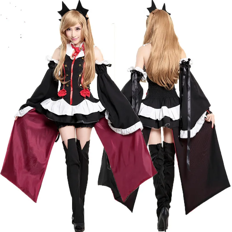 6Pcs/Set Halloween Women Dress Krul Tepes Cosplay Costume Seraph of The End Animation Clothes Vampire Performance Suits
6Pcs/Set Halloween Women Dress Krul Tepes Cosplay Costume Seraph of The End Animation Clothes Vampire Performance Suits