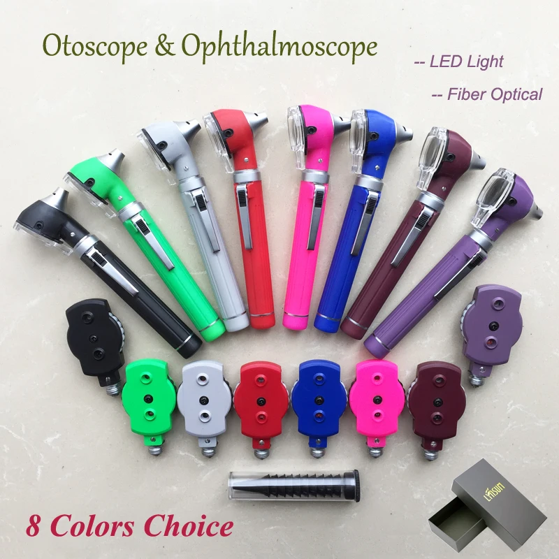 Medical Fiber Optic Direct Opthalmoscope Portable Medical Otoscopio Ear Eye Care Diagnostic Mini Otoscope OphthalmoscopeGift box
Medical Fiber Optic Direct Opthalmoscope Portable Medical Otoscopio Ear Eye Care Diagnostic Mini Otoscope OphthalmoscopeGift box