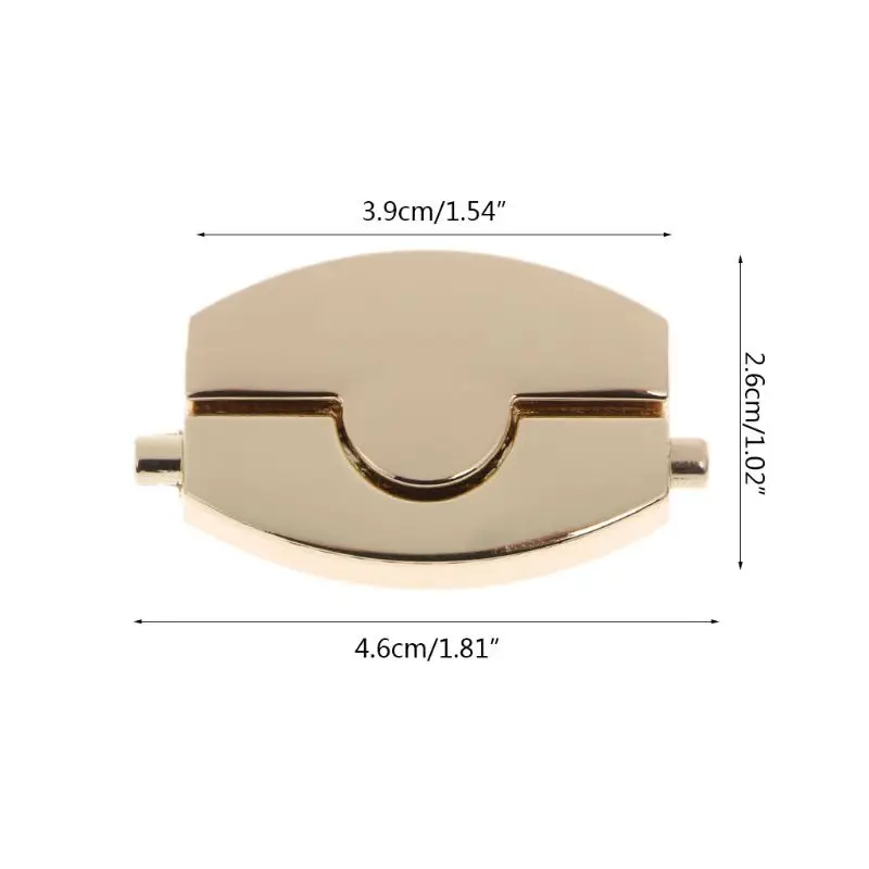 Hot Sale New Metal Clasp Turn Lock Twist Locks for DIY Handbag Craft Bag Purse Hardware
Hot Sale New Metal Clasp Turn Lock Twist Locks for DIY Handbag Craft Bag Purse Hardware