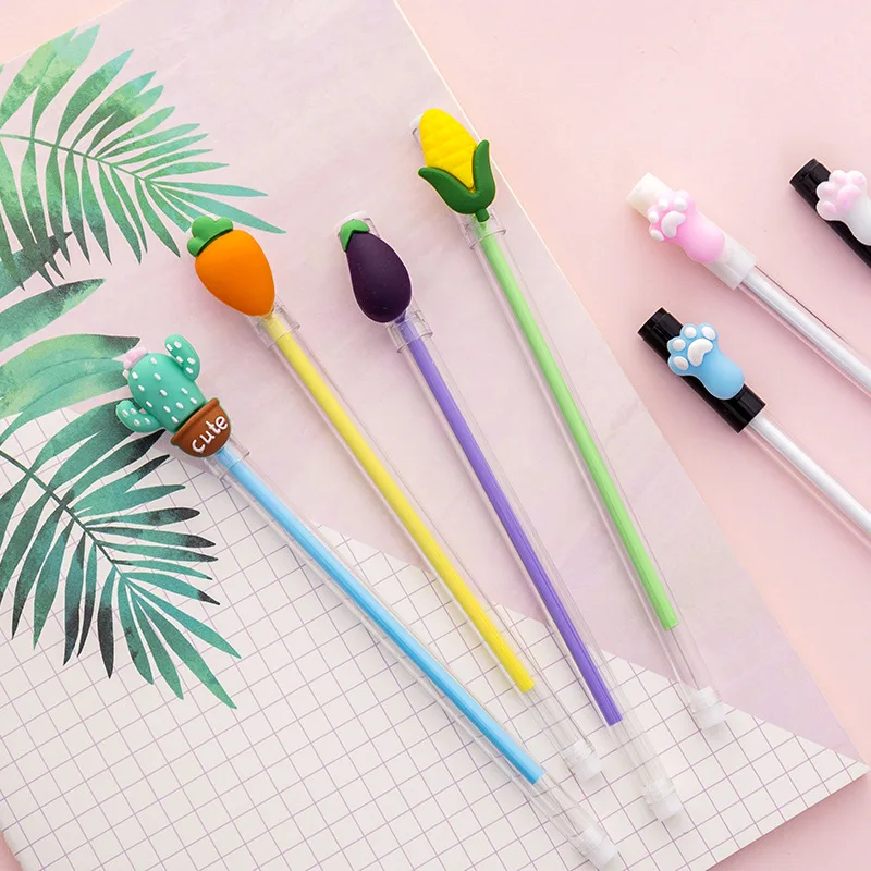 1 Pcs Cute Vegetables Cat Claw Gel Pen School Kawaii Writing Gift Stationery Escolar Student Office Signature Pens Supplies
1 Pcs Cute Vegetables Cat Claw Gel Pen School Kawaii Writing Gift Stationery Escolar Student Office Signature Pens Supplies