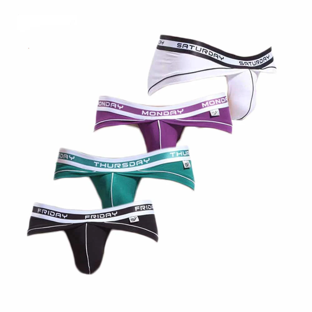 4 PACK прозрачное сексуальное нижнее белье мужские трусы сексуальные WJ pantie
