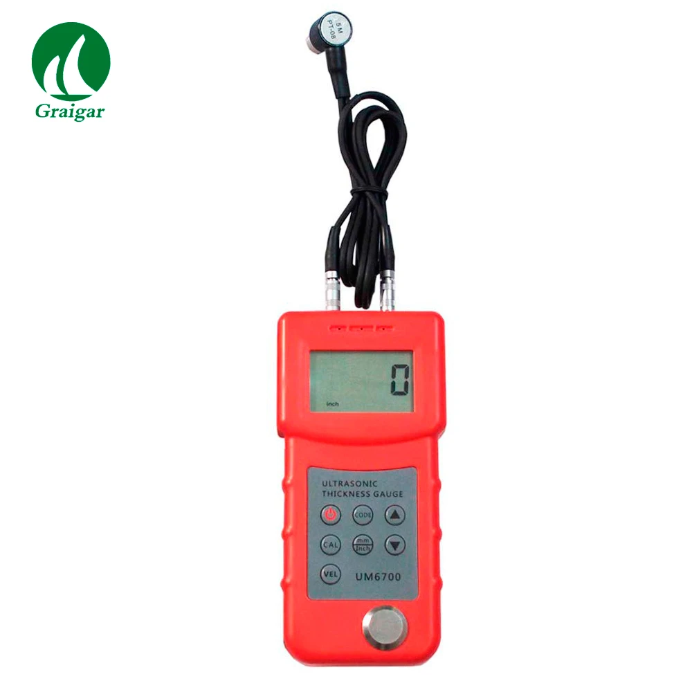 UM6700 Ultrasonic Thickness Gauge Metal Thickness Meter Testing For Many Ultrasonic Wave Well-conductive Materials
UM6700 Ultrasonic Thickness Gauge Metal Thickness Meter Testing For Many Ultrasonic Wave Well-conductive Materials