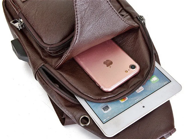 NEW Men's PU Shoulder Bag Sling Chest Pack USB Charging Sports Crossbody Handbag
NEW Men's PU Shoulder Bag Sling Chest Pack USB Charging Sports Crossbody Handbag