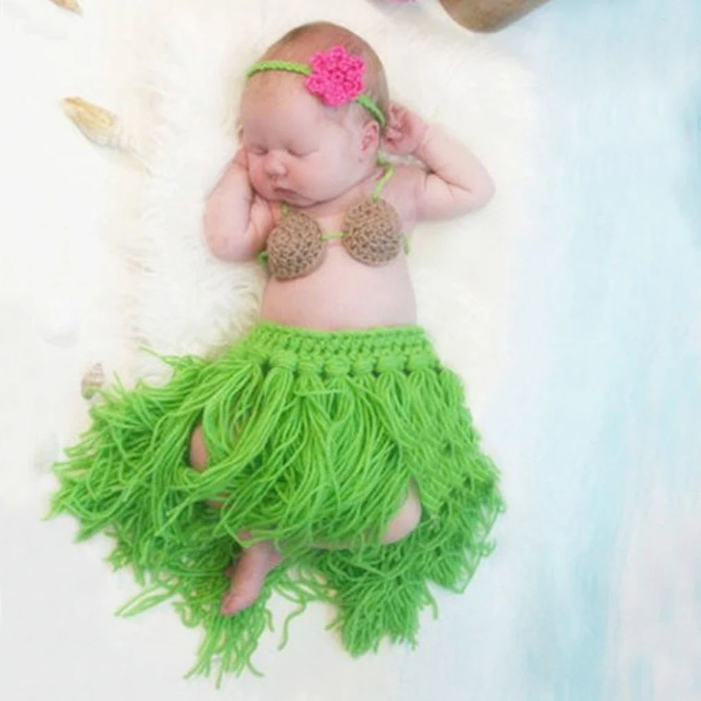 2020 New Baby Crochet Knitting Milk Cotton Yarn Hawaii Grass Skirt Photo Outfits Clothes Suit for 0-6 Months
2020 New Baby Crochet Knitting Milk Cotton Yarn Hawaii Grass Skirt Photo Outfits Clothes Suit for 0-6 Months