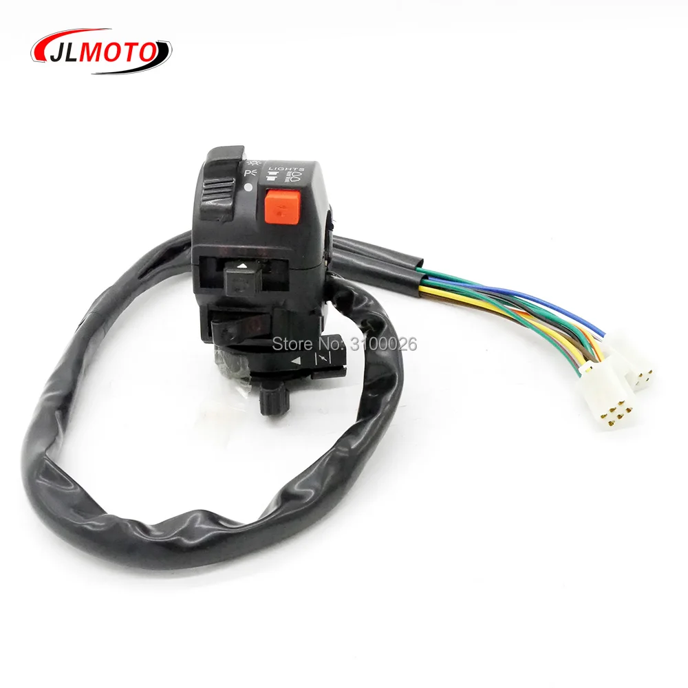 Multifunction Control Handle Switch Fit For ATV Jinling 110cc,150cc,200cc,250cc without Indicator light button atv Buggy parts
Multifunction Control Handle Switch Fit For ATV Jinling 110cc,150cc,200cc,250cc without Indicator light button atv Buggy parts