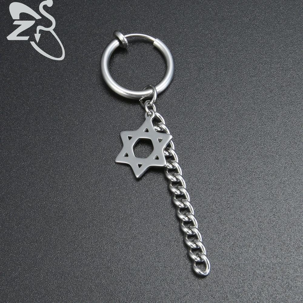 ZS 1 PCS 316L Punk Stainless Steel Earrings Cuff Hexagonal Star Shape Clip on Earrings for Men False Earring K Pop Ear Jewelries
ZS 1 PCS 316L Punk Stainless Steel Earrings Cuff Hexagonal Star Shape Clip on Earrings for Men False Earring K Pop Ear Jewelries