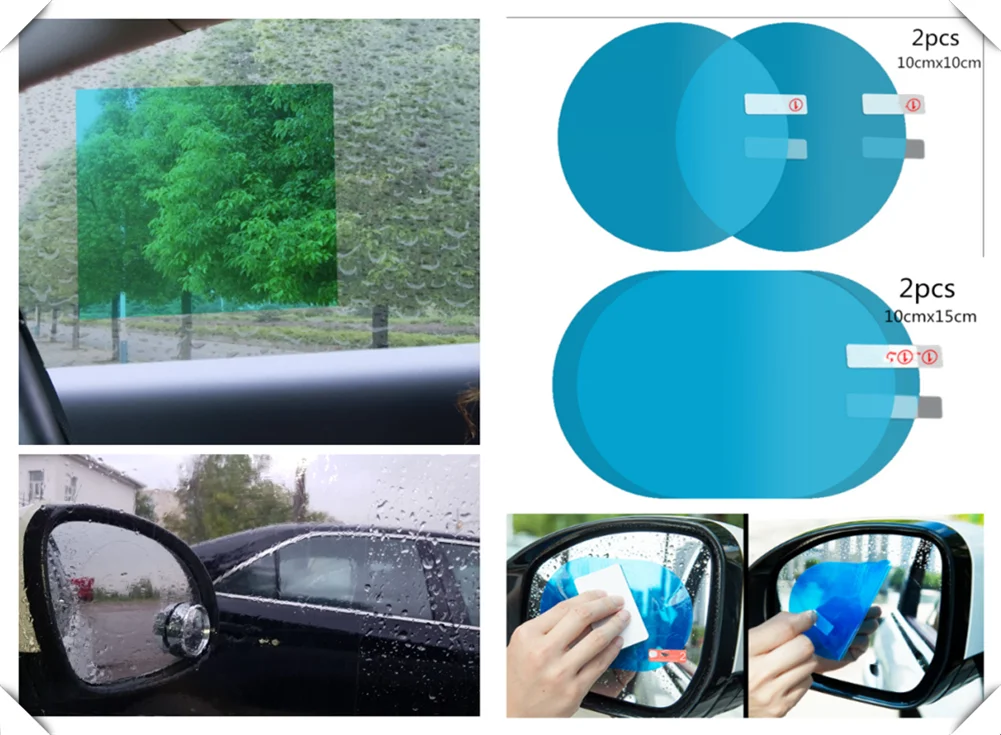 Автомобильный наводнения зеркала заднего вида full экрана нано водонепроницаемая