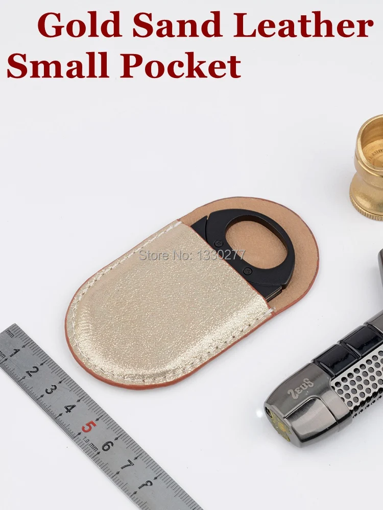 Gold Sand Lambskin Leather Cigar Cutter Case Cigar Cutter Pocket For Senior Cigar Aficionado
Gold Sand Lambskin Leather Cigar Cutter Case Cigar Cutter Pocket For Senior Cigar Aficionado
