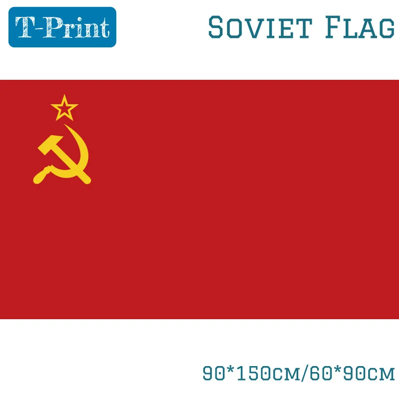 90*150cm/60*90cm 3*5ft Soviet Flag Decoration For Event Office Home decoration USSR CCCP Flags
90*150cm/60*90cm 3*5ft Soviet Flag Decoration For Event Office Home decoration USSR CCCP Flags