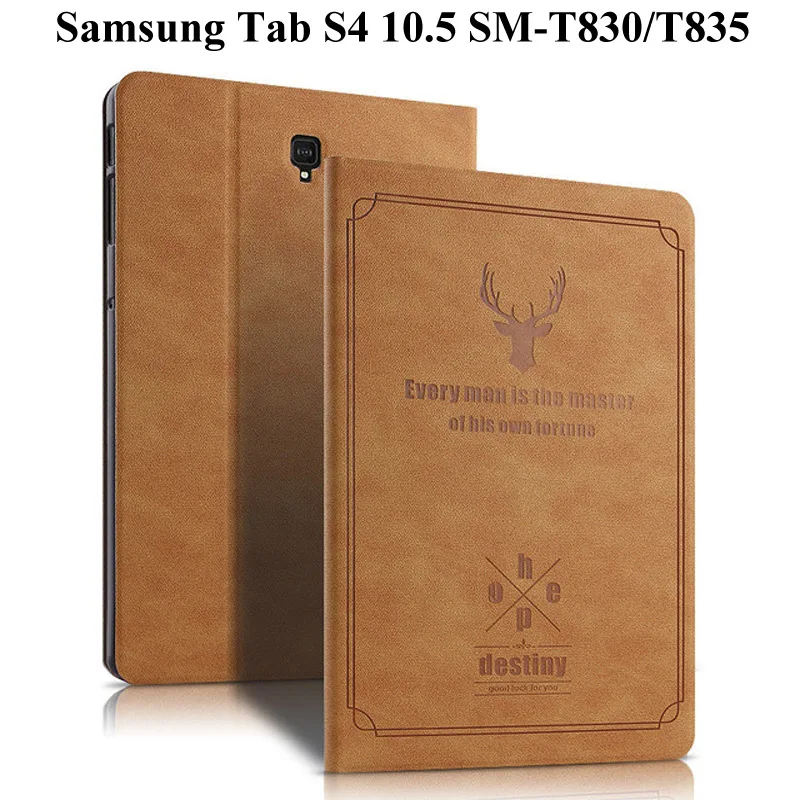 Deer Pattern PU Leather Case For Samsung Tab S4 10.5 2018 T830 T835 SM-T835 cover For Samsung Tab S4 10.5 inch Case +Film+Pen
Deer Pattern PU Leather Case For Samsung Tab S4 10.5 2018 T830 T835 SM-T835 cover For Samsung Tab S4 10.5 inch Case +Film+Pen