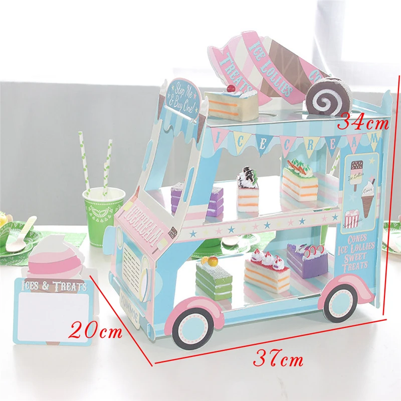 1 set 37*34*20cm Ice Cream Van Stand Cars Display Stand For Kids Birthday Party Decoration Cupcake Holder Candy Sweets Display
1 set 37*34*20cm Ice Cream Van Stand Cars Display Stand For Kids Birthday Party Decoration Cupcake Holder Candy Sweets Display