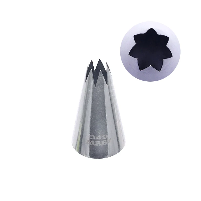Wholesale 10 pcs/lot 349# Stainless Steel Cream Cupcake Pastry Nozzles Cake Decorating Icing Piping Tips Baking Tools
Wholesale 10 pcs/lot 349# Stainless Steel Cream Cupcake Pastry Nozzles Cake Decorating Icing Piping Tips Baking Tools