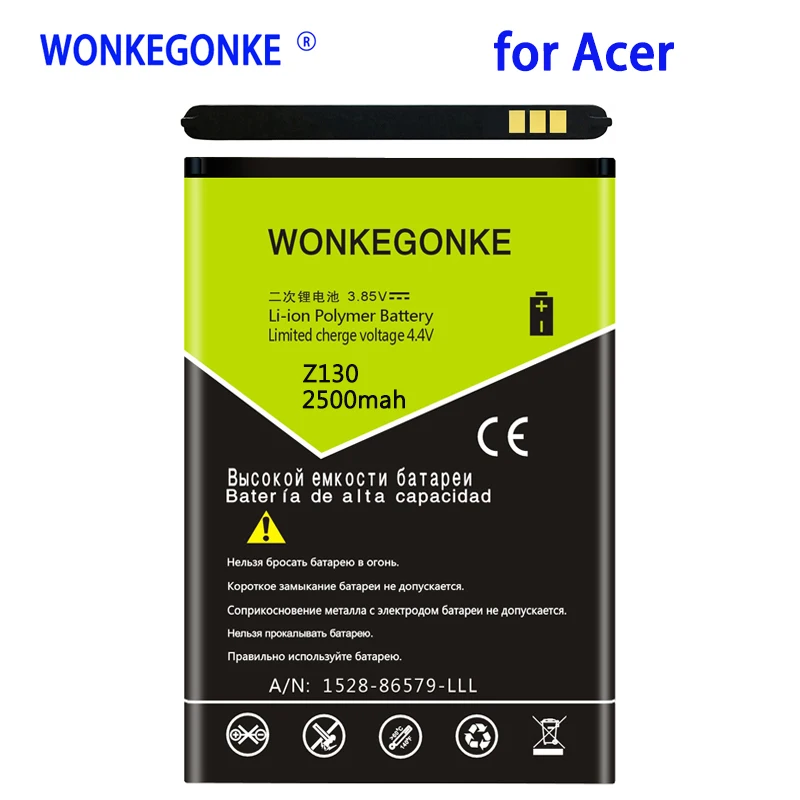 Аккумулятор WONKEGONKE для телефона Acer Liquid Z130 Duo Z3, 2500 мАч, AP32, двойная замена, мобильный телефон
Аккумулятор WONKEGONKE для телефона Acer Liquid Z130 Duo Z3, 2500 мАч, AP32, двойная замена, мобильный телефон