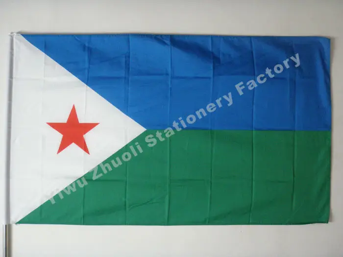 Djibouti Flag 150X90cm (3x5FT) 115g 100D Polyester Double Stitched High Quality Free Shipping MOQ At One Piece Gabuutih
Djibouti Flag 150X90cm (3x5FT) 115g 100D Polyester Double Stitched High Quality Free Shipping MOQ At One Piece Gabuutih