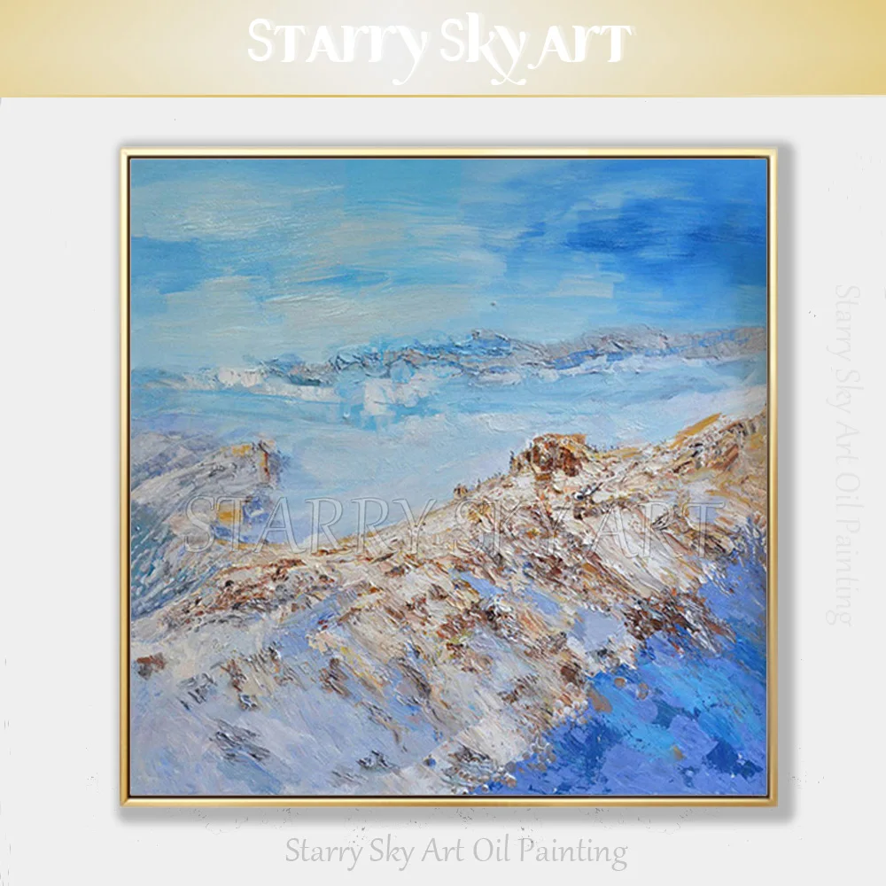Free Shipping Painter Hand-painted High Quality Abstract Blue Landscape Oil Painting on Canvas Beautiful Abstract Oil Painting
Free Shipping Painter Hand-painted High Quality Abstract Blue Landscape Oil Painting on Canvas Beautiful Abstract Oil Painting