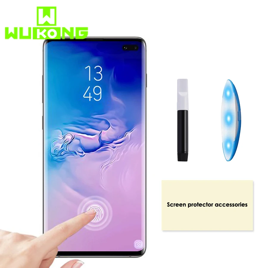 WuKong УФ-клей с полным покрытием, защита экрана с УФ-светом для Samsung Note 9 S8 S9Plus Note8, жидкое УФ-стекло для Samsung S10 plus S10e
WuKong УФ-клей с полным покрытием, защита экрана с УФ-светом для Samsung Note 9 S8 S9Plus Note8, жидкое УФ-стекло для Samsung S10 plus S10e