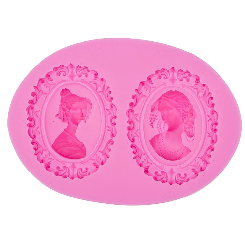 Retro frame Beauty head woman fondant silicone mold DIY Cake Decorating Tools Baking mould F0509
Retro frame Beauty head woman fondant silicone mold DIY Cake Decorating Tools Baking mould F0509