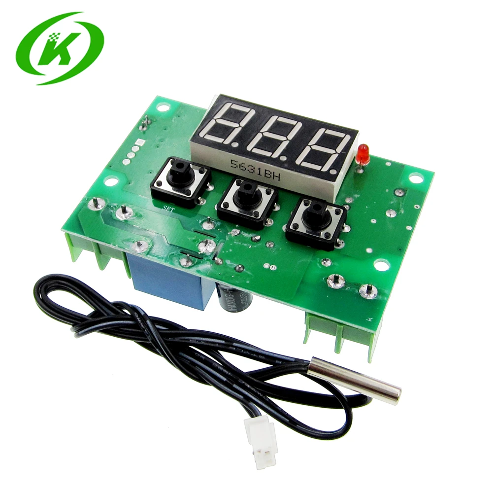 W1301 LED Digital Thermostat Temperature Control Thermometer Thermo Controller Switch Module DC 12V Waterproof NTC Sensor
W1301 LED Digital Thermostat Temperature Control Thermometer Thermo Controller Switch Module DC 12V Waterproof NTC Sensor