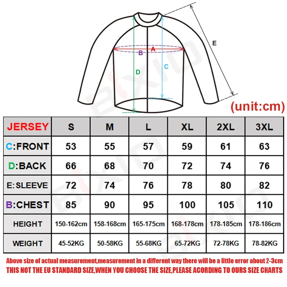 BXIO Winter Thermal Fleece Cycling Clothing Cycling Jersey Maillot Ciclismo MTB Bike Jerseys Invierno Ropa Ciclismo Mujer 044-J
BXIO Winter Thermal Fleece Cycling Clothing Cycling Jersey Maillot Ciclismo MTB Bike Jerseys Invierno Ropa Ciclismo Mujer 044-J